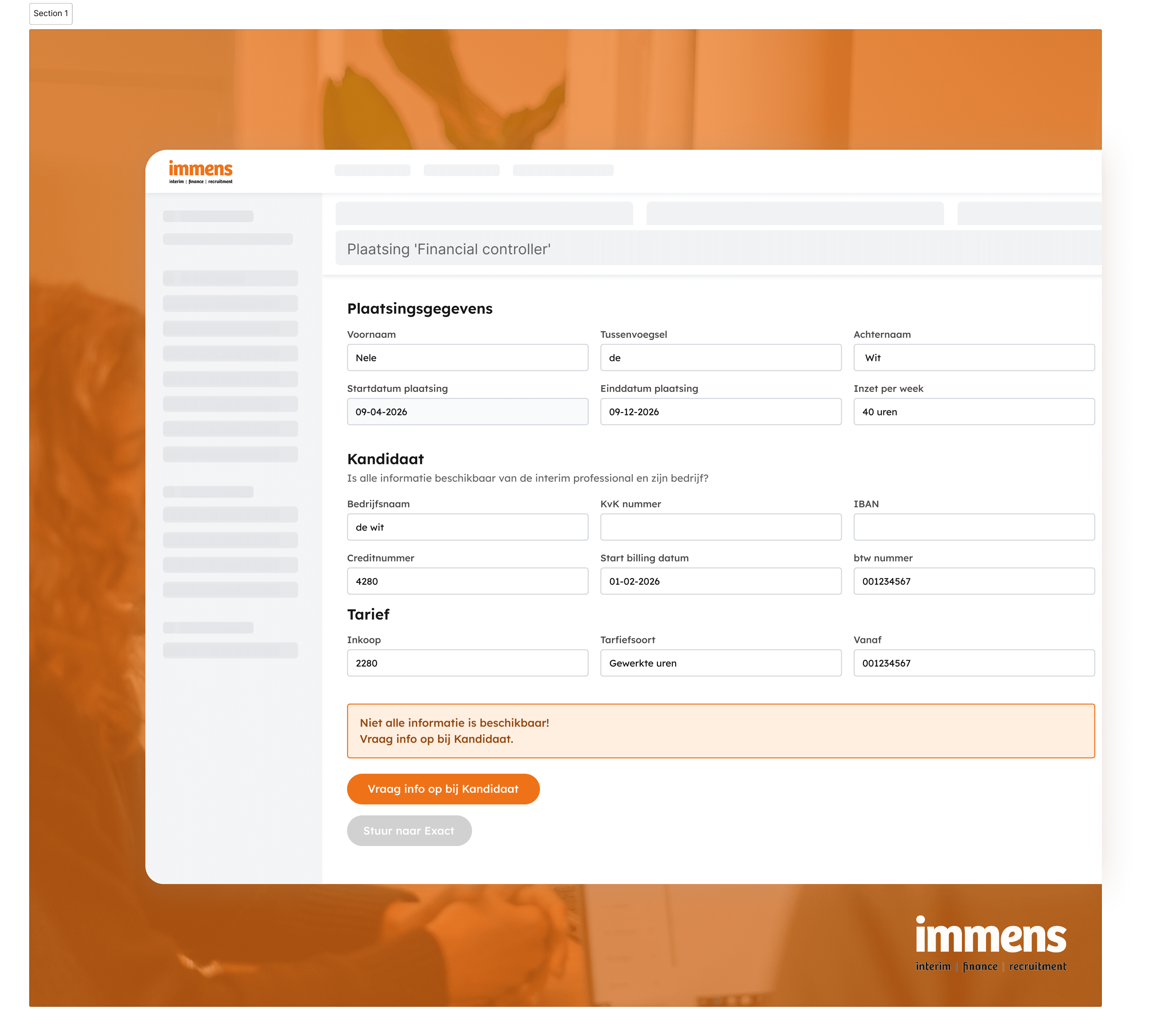Integratie Carerix Exact